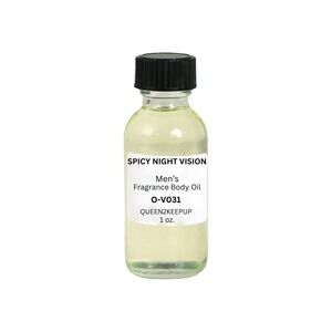 Spicy Night Vision (Men) Body Oil 1 oz Fragrance All Natural Scent